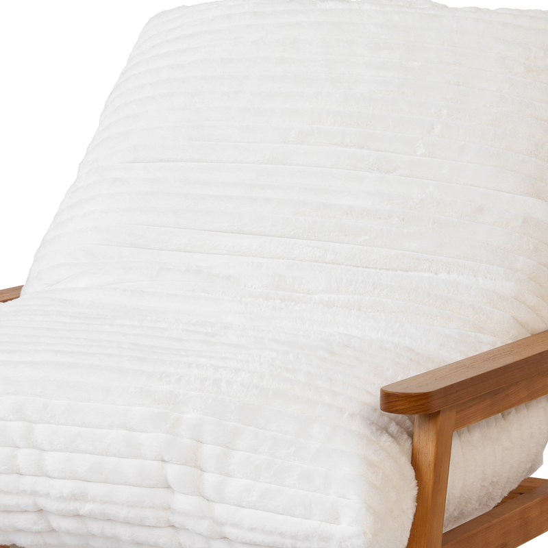 Chaise d'appoint rembourrée Ivona 35,24 po Ivona, Beige