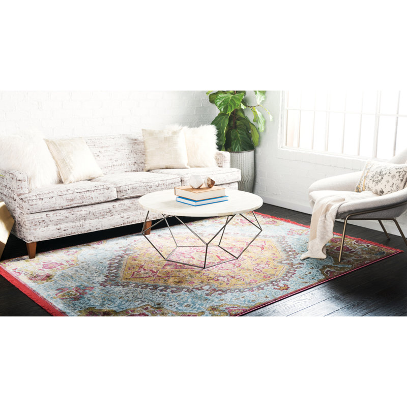 Folmar Oriental Indoor Rug, Rectangle 5'5" x 8'