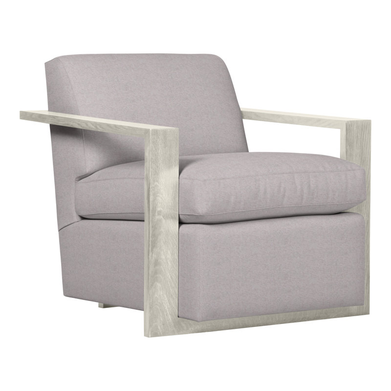 Thom Filicia Home 32" Wide Upholstered Armchair, Nadia Linen, Wrenn
