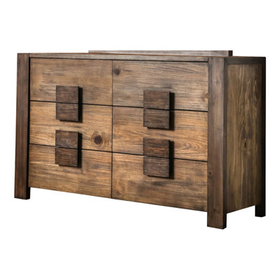 Commode double 6 tiroirs Kerrissa
