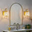 Appliques murales dorées modernes avec abat-jour en cristal, ensemble de deux lampes murales d'intérieur pour meuble-lavabo, chambre à coucher et escalier-1216508685-1216508682