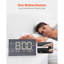 Digital Alarm Clock with Dual Alarm USB Night Light Desktop Clock Black