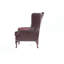 Upholstered Full Grain Leather Wingback Chair-75262732