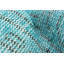 Tapis turquoise en laine noué à la main de conception unique 2000 pi 6 pi 1 po x 9 pi 1 po Odai