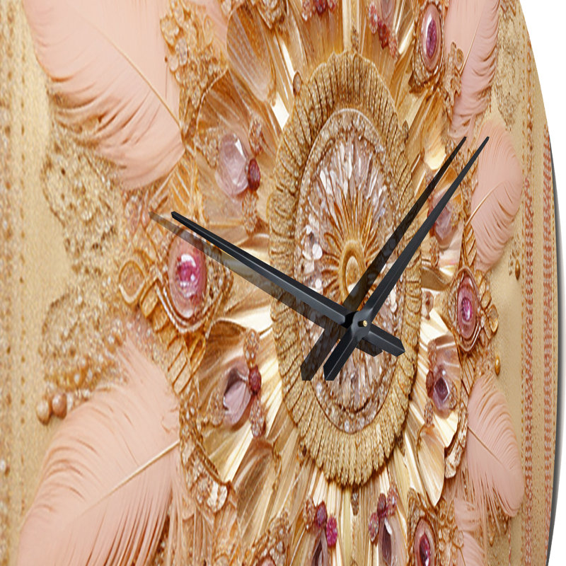Horloge murale Boho Glam, Très grand