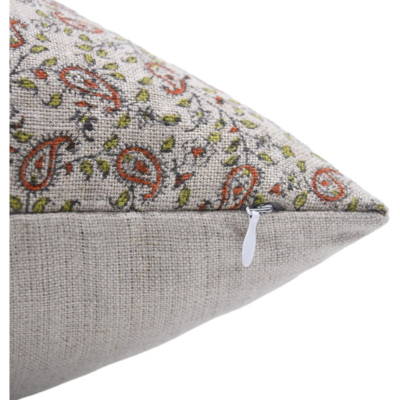 Linen Square Indoor/Outdoor Pillow Cover, 14" x 14"