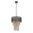 Ombre Beaded Wood 3-Tier Chandelier