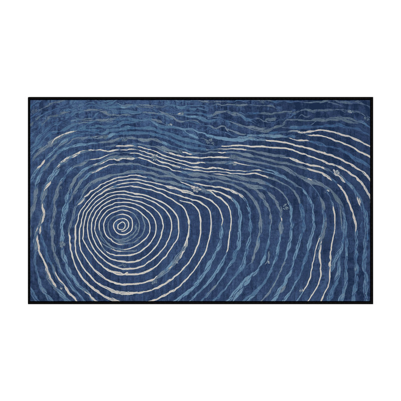 Machine Washable Gray Area Rug, Rectangle 7' x 10'