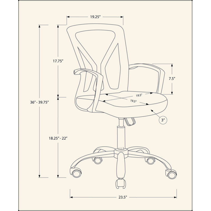 Chaise de bureau, hauteur réglable, pivotante, ergonomique, accoudoirs, bureau d'ordinateur, travail, filet blanc, métal chromé, contemporain, moderne