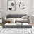 Modern Upholstered Daybed With Trundle, Upholstered Frame Sofa Bed-1101353647
