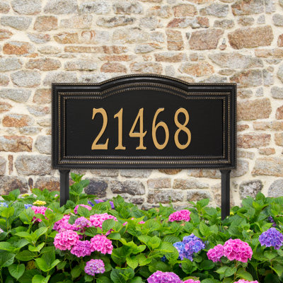 Signature Series 1-Line Lawn Address Sign