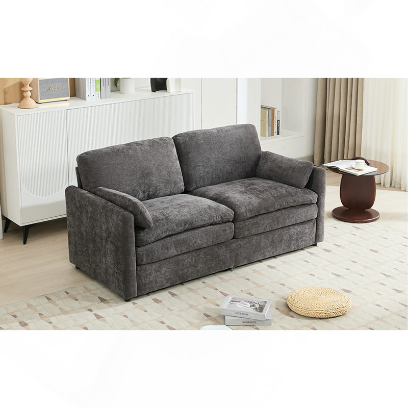68.1" Cozy Upholste Loveseat Sofa Oversized Comfy Comfy Cloud Sofa Double Cushion Loveseat Sofa Plush Cushion Sofa Couch For Living Room