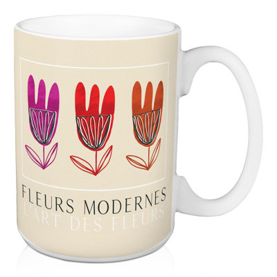 Tasse Fleurs Modernes