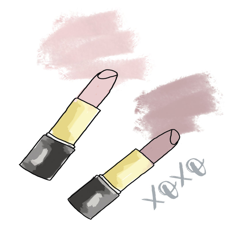 Xoxo Lipstick - Wrapped Canvas Painting, 30cm H x 30cm W x 3.8cm D