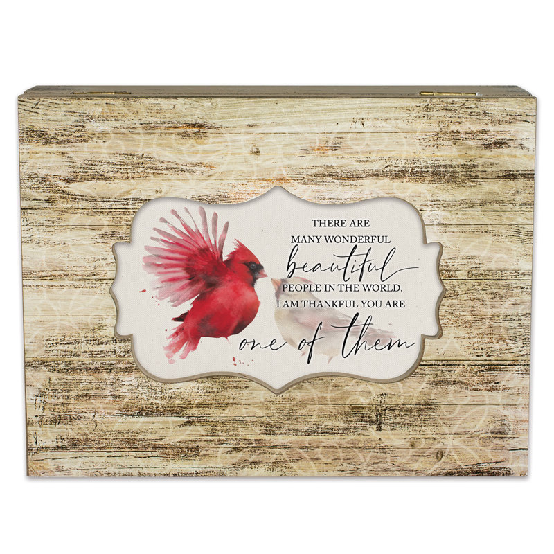 Keepsake Box Wonderful Beautiful Grey
