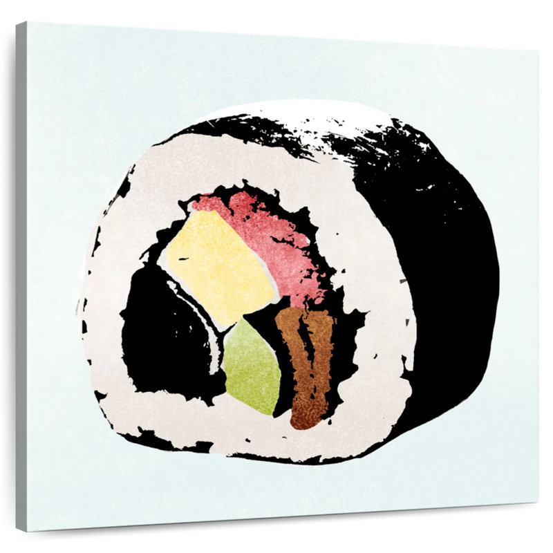 Yarlin style de sushi I, H 16 po x l 16 po