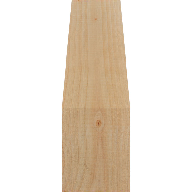 Attelle de genou olympique, Sapin de Douglas, H 18 po x l 5,5 po x P 10 po, Attelle lisse