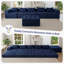 Boneless U Shaped Modular Sectional Sofa Couch-219577671-219577675
