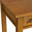 Bureau d'écriture en bois massif avec plateau à clavier rabattable et 2 tiroirs Warm Shaker-1821656351