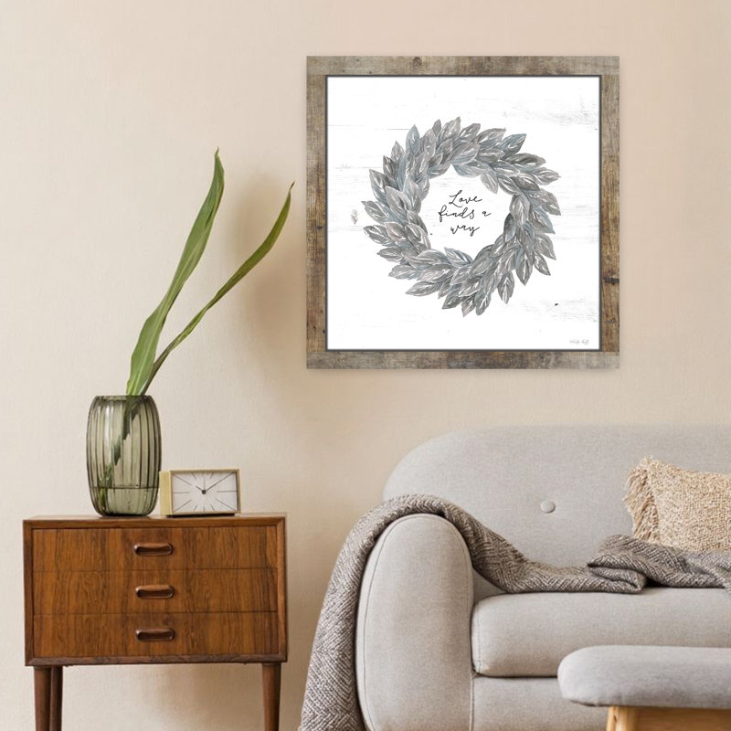 «Love Finds A Way», art contemporain, H 24 po x l 24 po
