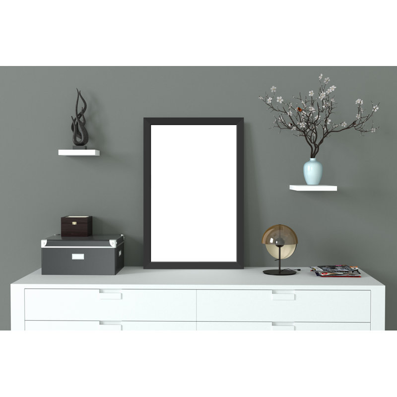 19.75x27.5 Inch Black Manufactured Wood Picture Frame