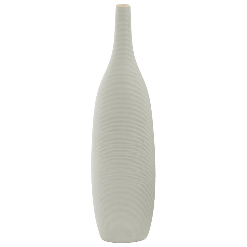 Ceramic Table Vase, Gray