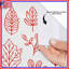 Rideaux de douche Red Leaf Illustration-773603231