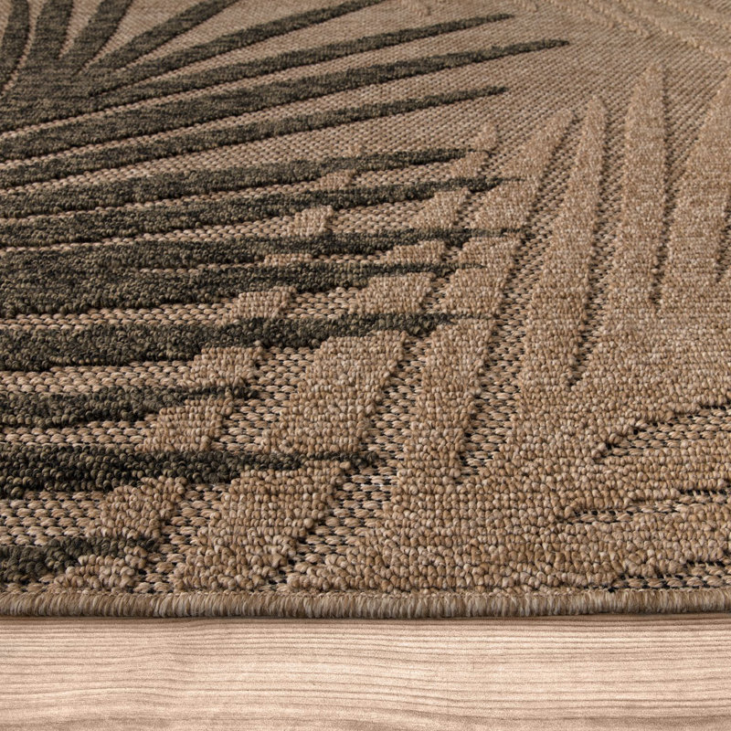 Anarely Floral Indoor / Outdoor Rug, Rectangle 2'8" x 4'11"