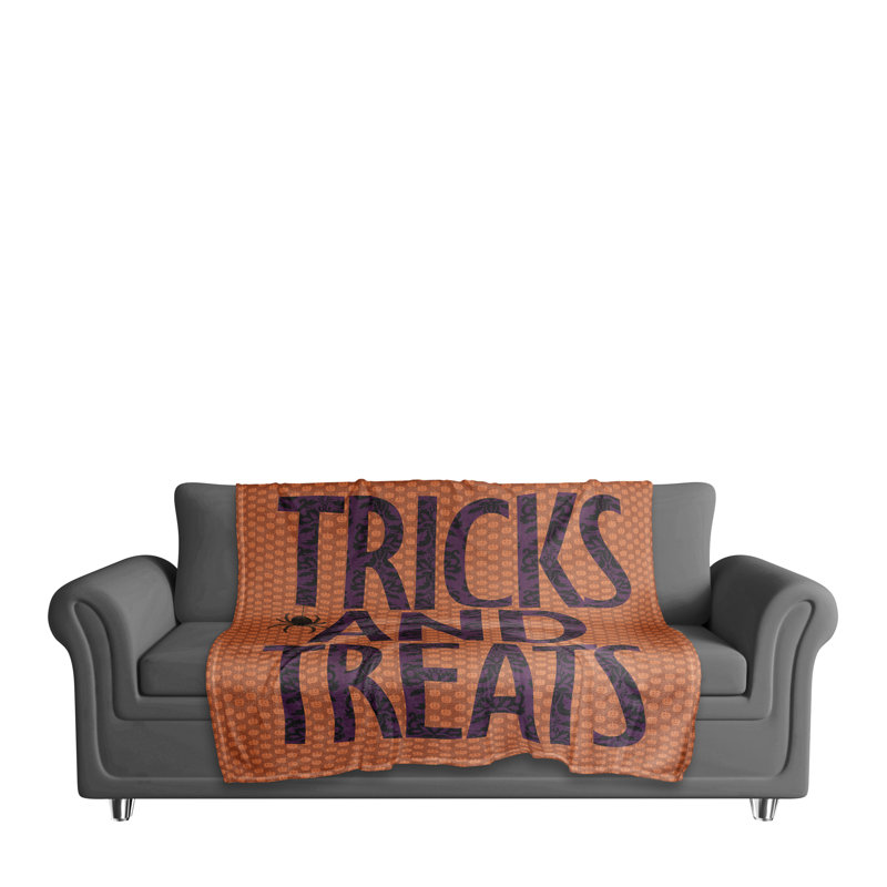 Tricks And Treats Hand Woven Throw Blanket, 50" W x 60" L