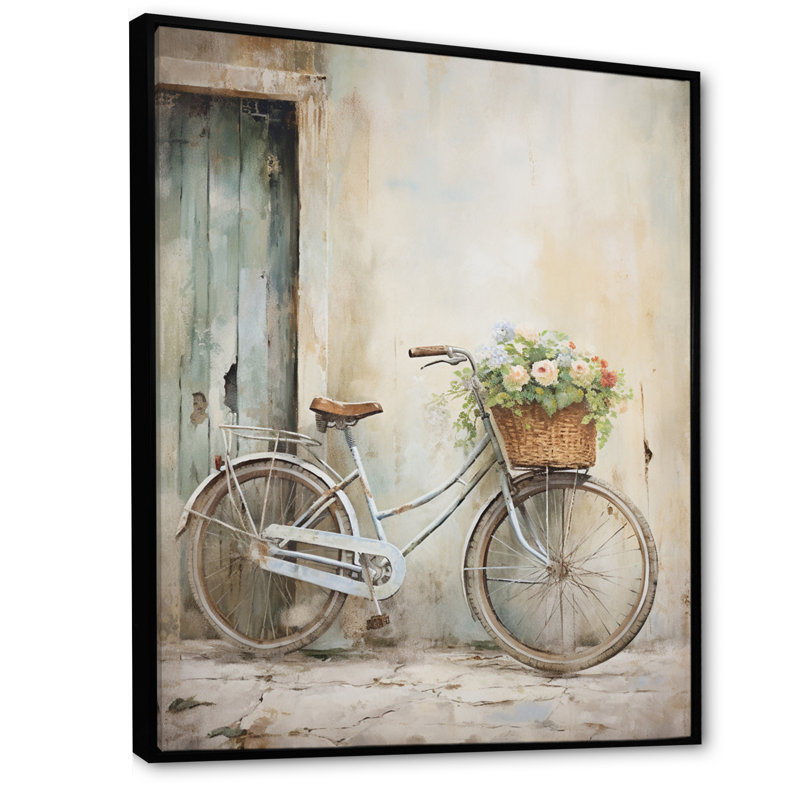 Bernet vélos Peaceful Rides II - impression, H 44 po x l 34 po x P 1,5 po, Cadre flottant noir
