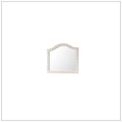 Miroir capitonné en cristal Sophia