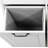 Laundry Cabinet with Doors and shelf, Tilt-Out Laundry Hamper, Multiple Storage Space, Freestanding Style, Open Shelve, Adjustable Shelf, White