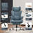 Big And Tall Gaming Chair With Pocket Spring Lumbar Support, Ergonomic Office Chair With Footrest, Executive Desk Chair With Outward Fixed Soft Armrests, Computer Chair With High Back-522589218