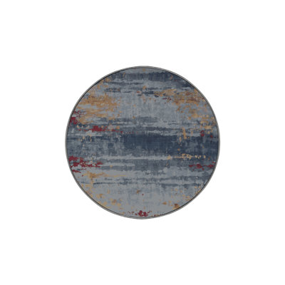 Machine Washable Gray Area Rug
