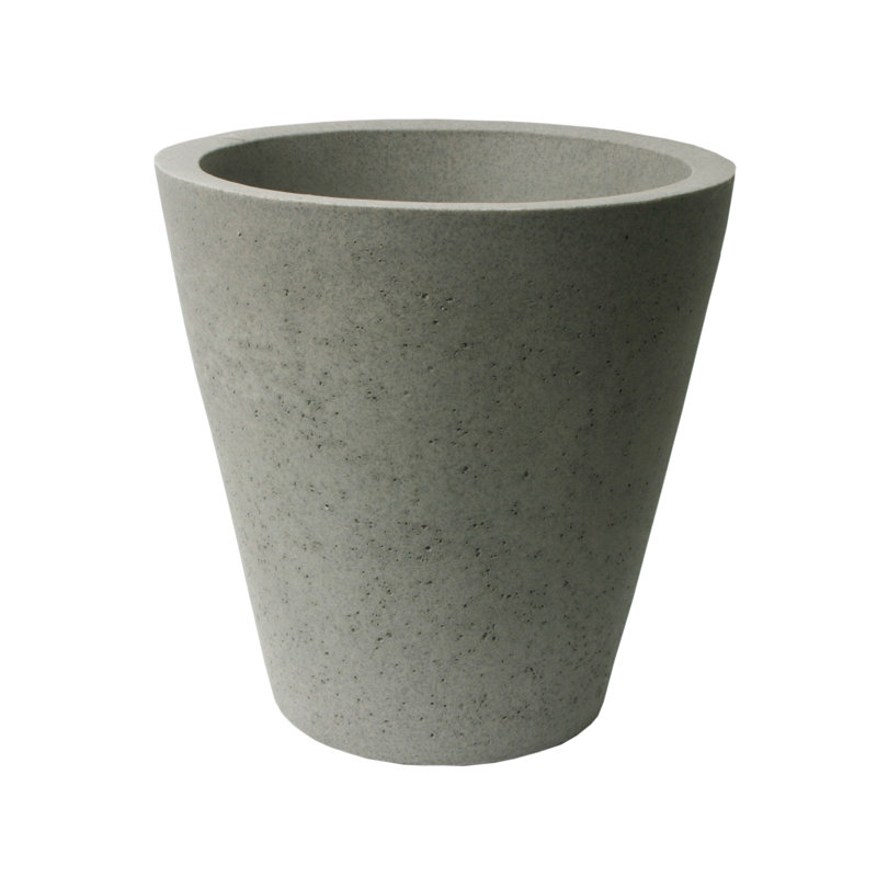 Pot à fleurs Emerson, H 17 po x l 16 po x P 16 po, Taupe