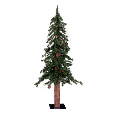 Alpine Tree With Pine Cones & Vine 36' Pine Christmas Tree