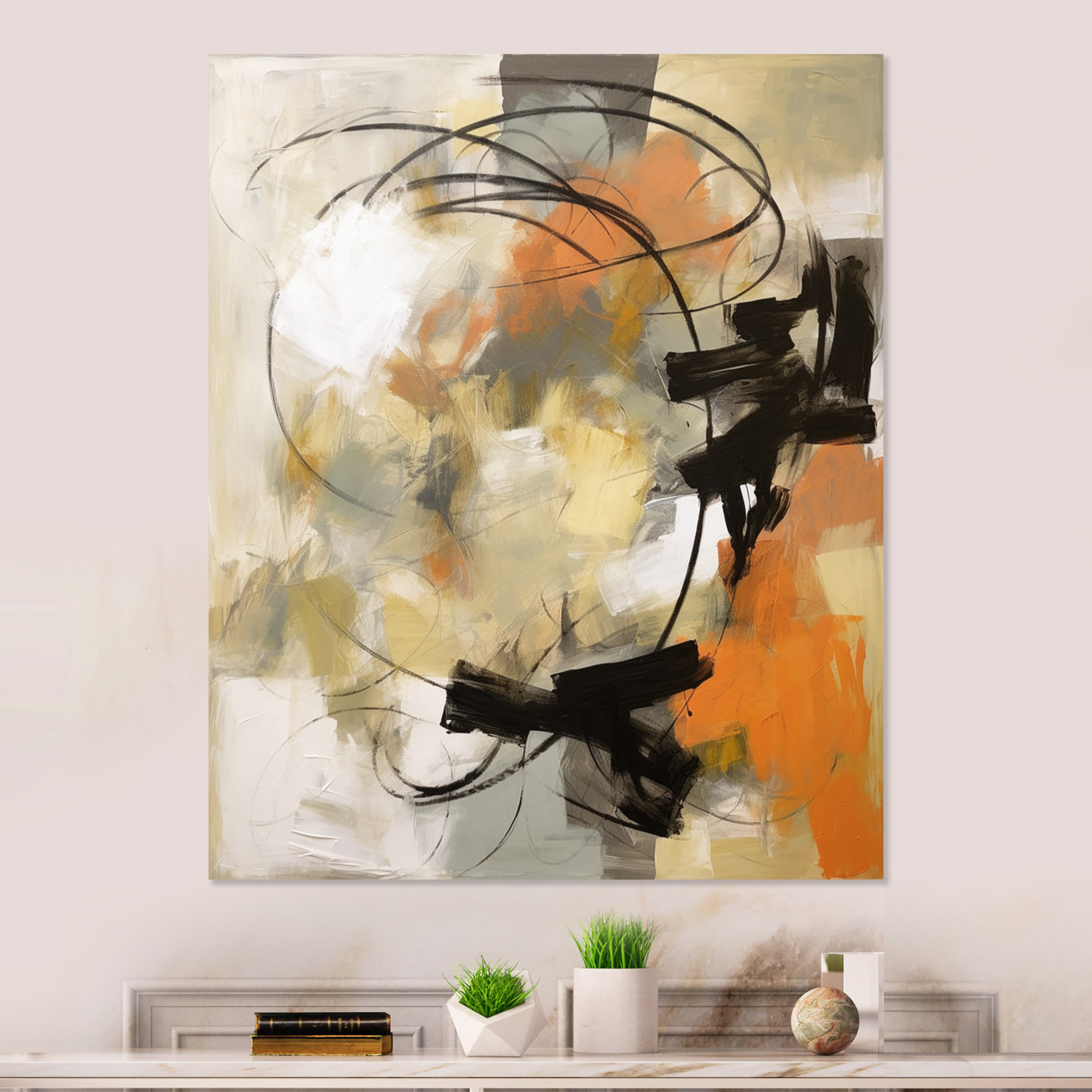 Ivy Bronx Mid Century Chromatics III - Modern Midcentury Metal Wall ...