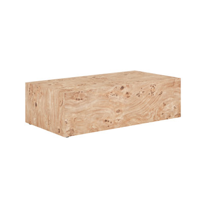 39.4" Square x 21.7" x 11.8" Coffee Table with Accent for Living Room