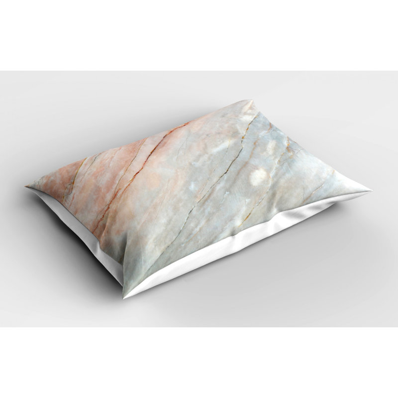 Marble Polyester Sham Set, Twin