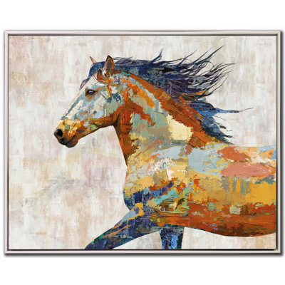 Dappled Horse Canvas Wall Art