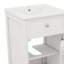 20-Inch Modern Bathroom Vanity Comes With Ceramic Basin And Adjustable Inner Shelf-2095760229