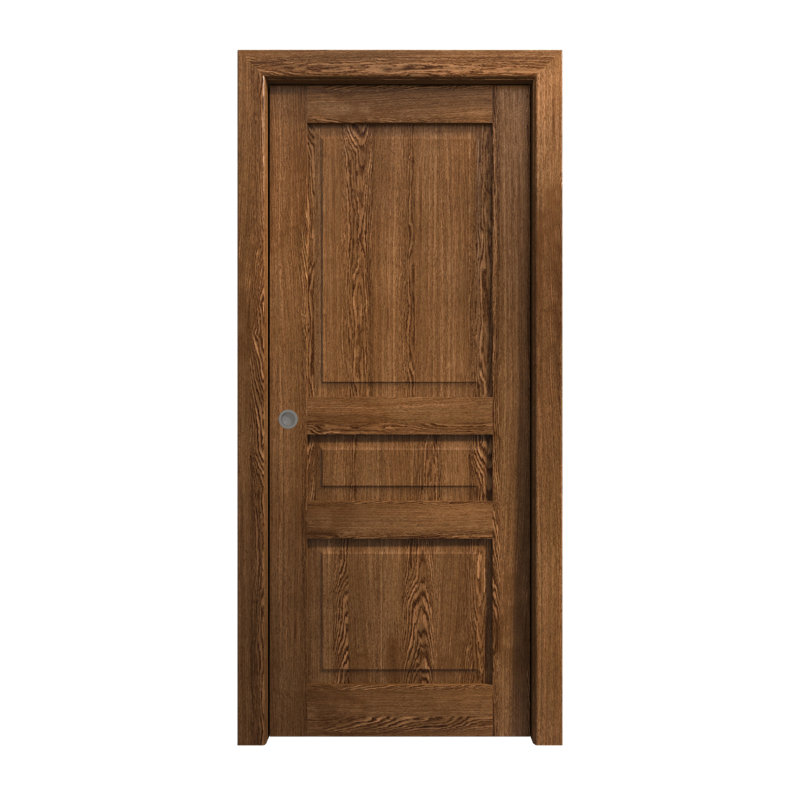 Porte coulissante à poche | Ego 5012 | Ensemble de quincaillerie de rail | Portes intérieures modernes en bois massif pour chambre à coucher