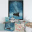 «Ship with a Night Sky Strewn», reproduction sur toile-67380985-67380986