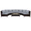 Ensemble de canapé de patio robuste en rotin PE résistant aux intempéries avec coussins épais et configurations polyvalentes-1805222564-1805222565