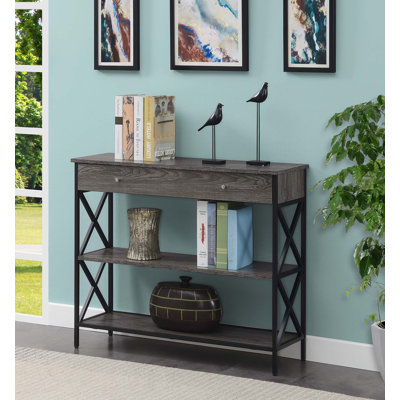 Console noire 39,5 po Adreyan