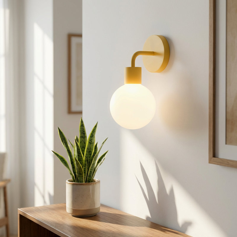 No tools wall light, rechargeable wall sconce, warm lighting Marigold Poplight, Marigold Poplight