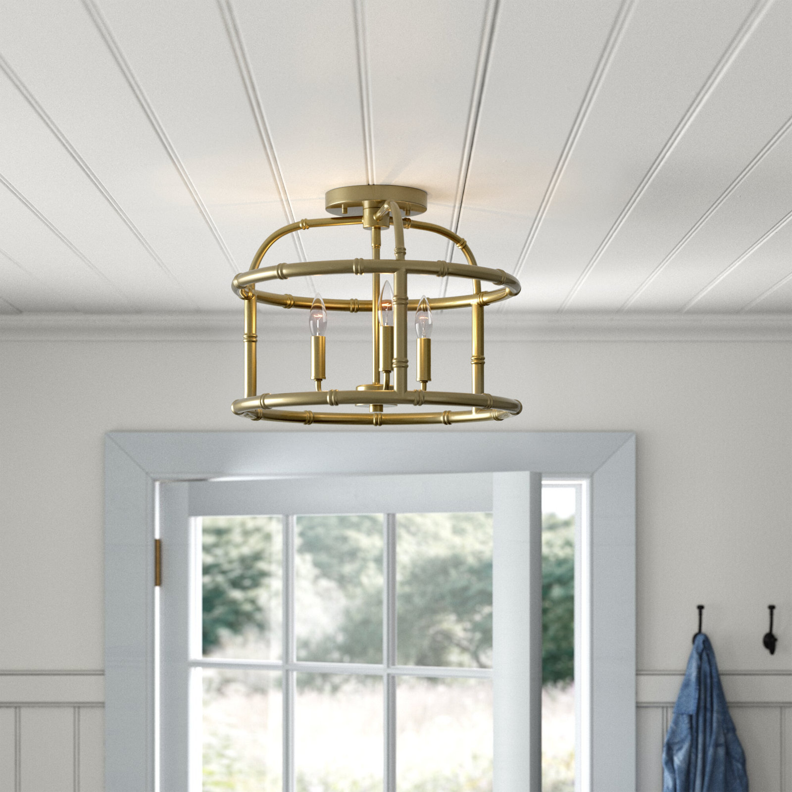 Ernest 3 - Light Semi Flush Mount