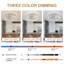 Ventilateur de plafond encastré blanc moderne de 20 po avec lumière DEL et télécommande, commande APP, ventilateur réversible à 6 vitesses pour la chambre à coucher-803971360