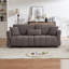 Canapé moderne avec 2 coussins et 1 coussin lombaire avec accoudoirs, canapé rembourré 3 places, canapé de salon-1104441285