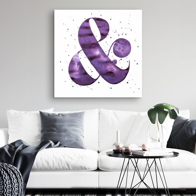 Ampersand - 32"x32" art on canvas